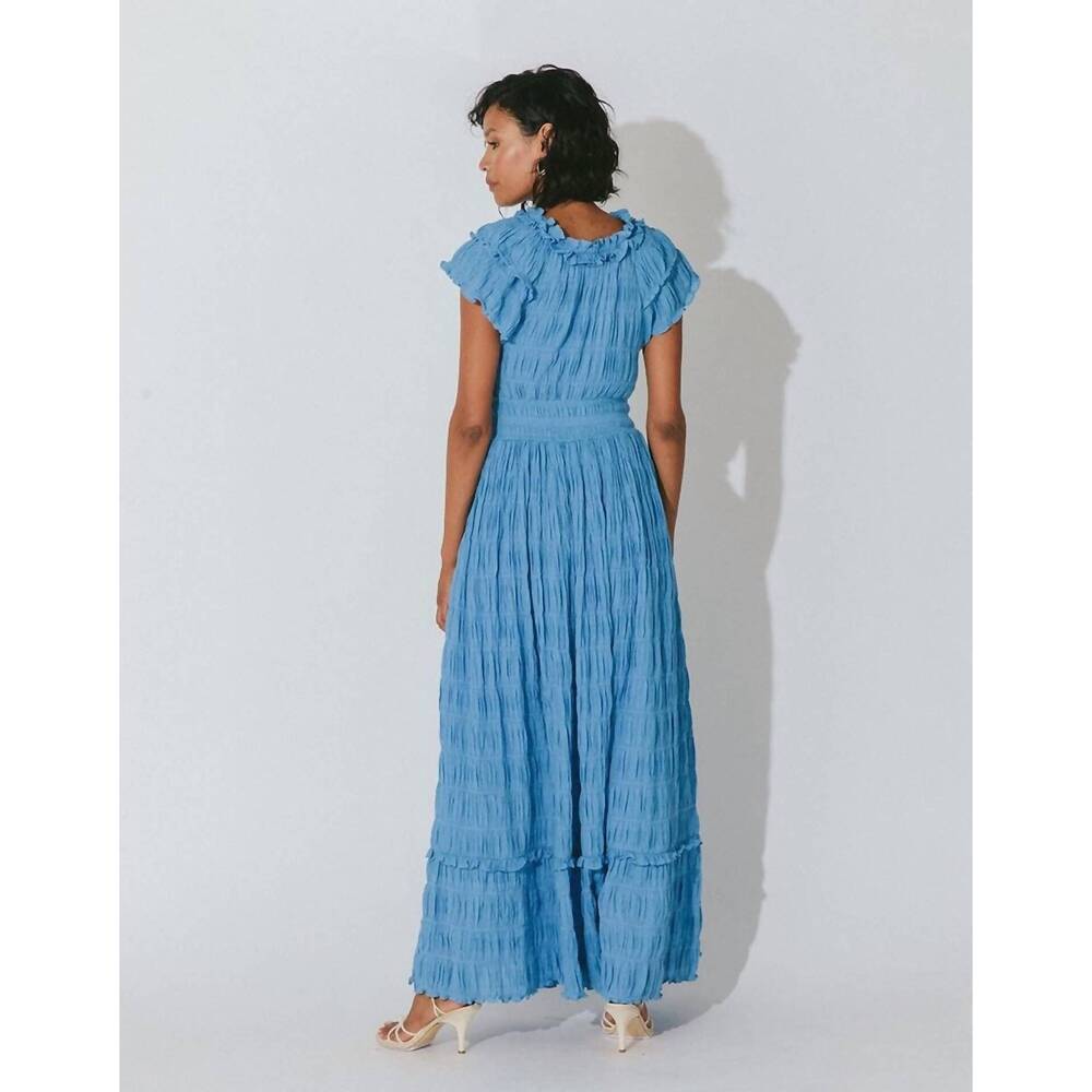 NEW CLEOBELLA santana ankle dress in sky blue - Picture 3 of 4